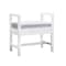 James Martin Vanities Addison 24.5in Upholster Bench, Glossy White E444-BNCH-GW - alternate 2